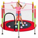 Nowoczesna trampolina do zabawy dla dzieci - bezpieczeństwo i radość w ogrodzie