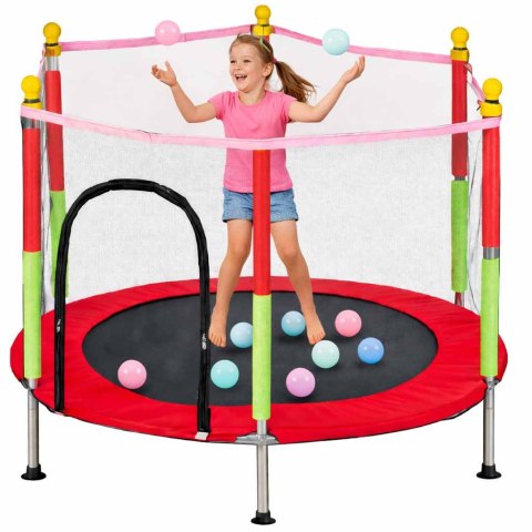 Nowoczesna trampolina do zabawy dla dzieci - bezpieczeństwo i radość w ogrodzie