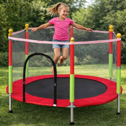 Nowoczesna trampolina do zabawy dla dzieci - bezpieczeństwo i radość w ogrodzie