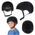 Kask dziecięcy Trike Fix z regulacją i LED - czarny idealny do nauki jazdy