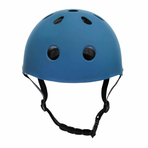 Kask rowerowy dla dzieci z diodą LED - granatowy, M 55-58 cm