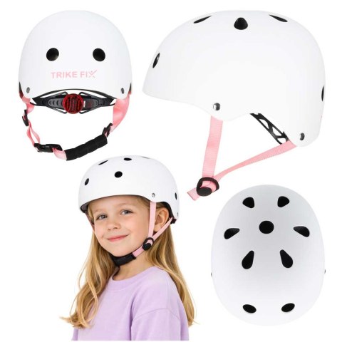 Kask dziecięcy z regulacją i diodą LED dla małych rowerzystów