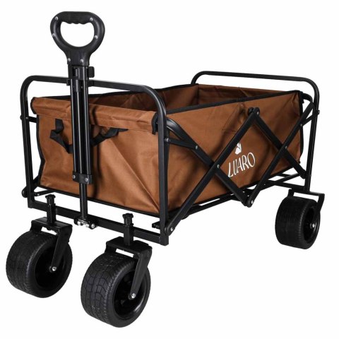 Wózek plażowy z funkcją transportu i stolika 2w1 idealnym rozwiązaniem na wakacje!