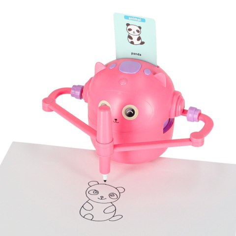 Zdalny nauczyciel rysowania dla dzieci - robot edukacyjny, kolorowe mazaki