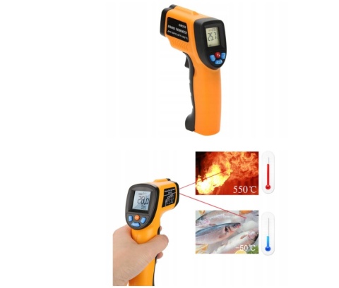 Nowoczesny pirometr laserowy do precyzyjnych pomiarów temperatury