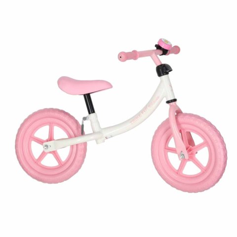 Rowerek biegowy dla maluchów w modnym różowym kolorze