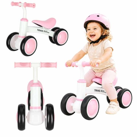 Rowerek biegowy dla maluchów Trike Fix Tiny V2 w kolorze różowym