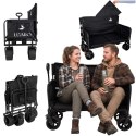 Nowoczesny wózek transportowy z mobilnym siedziskiem LUARO