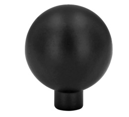 Gałka meblowa BLACK kulka 2,4cm szafki szuflady czarny