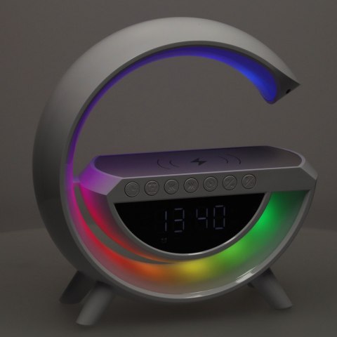 Nowoczesna lampka LED RGB z funkcjami głośnika i budzika