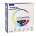 Nowoczesna lampka LED RGB z funkcjami głośnika i budzika