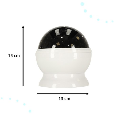 Magiczna Lampka Nocna z Projektorem Gwiazd 2w1