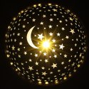 Magiczna Lampka Nocna z Projektorem Gwiazd 2w1