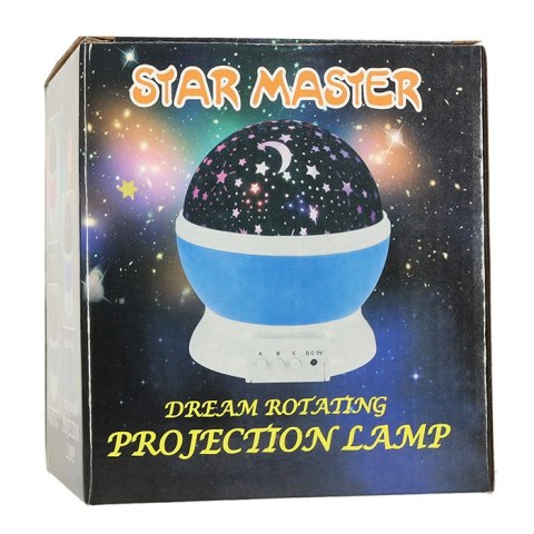 Magiczna Lampka Nocna z Projektorem Gwiazd 2w1