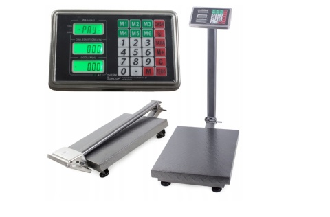 Waga przemysłowa magazynowa elektroniczna 300kg lcd