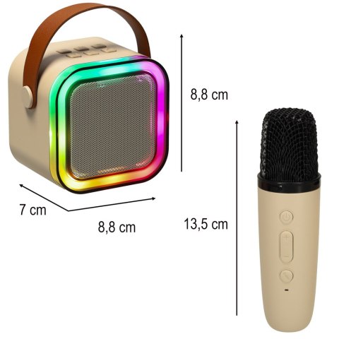 Głośnik karaoke z mikrofonami RGB - zabawa jak nigdy dotąd!