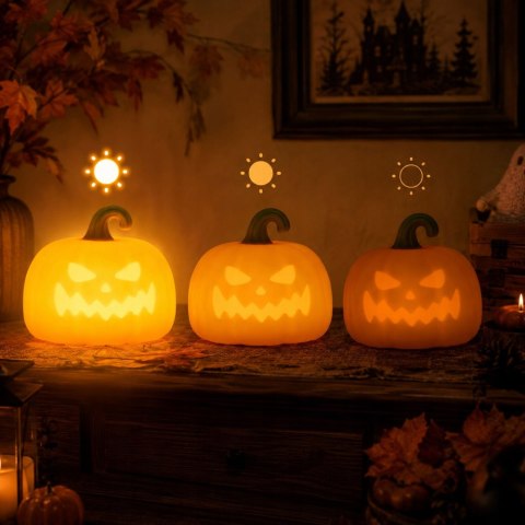 Lampka Nocna LED w Kształcie Dyni Halloween