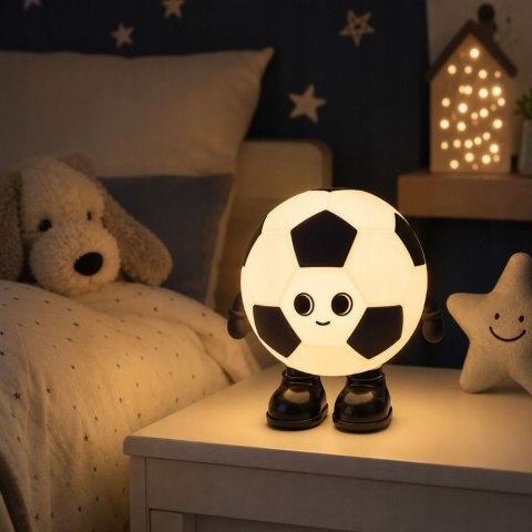 LAMPKA NOCNA PIŁKA NOŻNA - IDEALNY GADŻET DLA MŁODYCH FANÓW SPORTU
