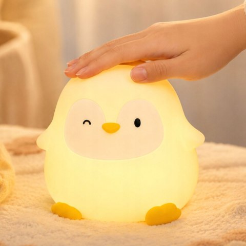 Lampa nocna w kształcie pingwina - idealny kompan dla każdego malucha!