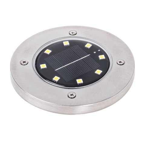 Nowoczesne lampy solarne do ogrodu - zestaw 4 szt. z czujnikiem zmierzchu