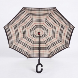 Nowoczesny parasol odwrócony z ergonomiczną rączką