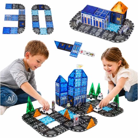 Moc twórcza w zabawie - Klocki konstrukcyjne 3D policja