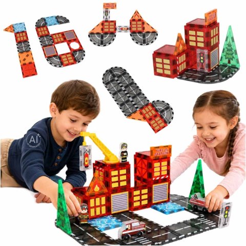Nowoczesne klocki 3D do zabawy i nauki dla dzieci