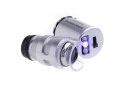 Lupa jubilerska mikroskop 60x LED uv profesjonalna