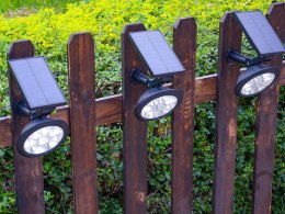 Nowoczesna lampa solarna RGB do ogrodu, która odmieni Twój przestrzeń
