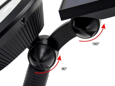 Nowoczesna lampa solarna RGB do ogrodu, która odmieni Twój przestrzeń