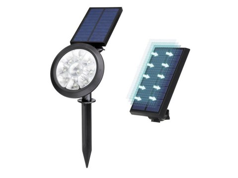 Nowoczesna lampa solarna RGB do ogrodu, która odmieni Twój przestrzeń