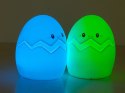 Nowoczesna lampka nocna RGB w kształcie jajka idealna do pokoju dziecka