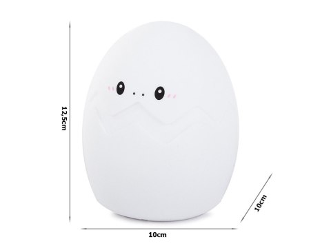 Nowoczesna lampka nocna RGB w kształcie jajka idealna do pokoju dziecka