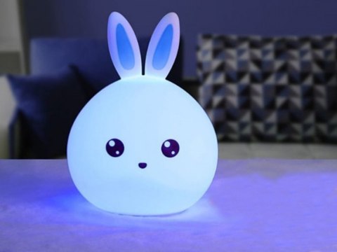 Nowoczesna lampka nocna króliczek dla dzieci