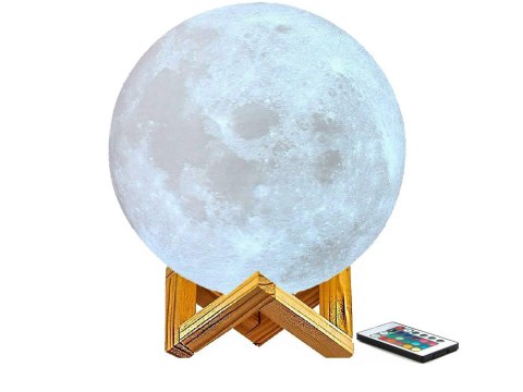 Nowoczesna lampa nocna w kształcie księżyca - stwórz niepowtarzalny klimat!