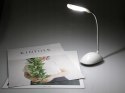 Nowoczesna lampka biurkowa LED z regulowanym ramieniem i 4 diodami