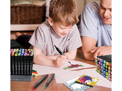 Nowoczesny zestaw markerów do wyjątkowych projektów artystycznych