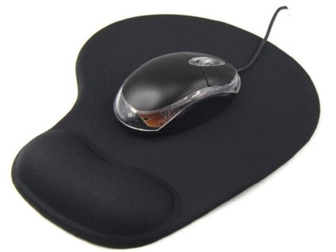 Nowoczesna ergonomiczna podkładka pod mysz z żelowym wsparciem dla nadgarstka