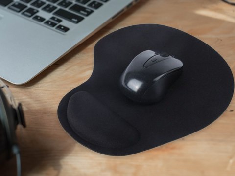 Nowoczesna ergonomiczna podkładka pod mysz z żelowym wsparciem dla nadgarstka