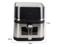 Frytkownica beztłuszczowa frytownica AIr fryer duża do pieczenia 2400W 10l