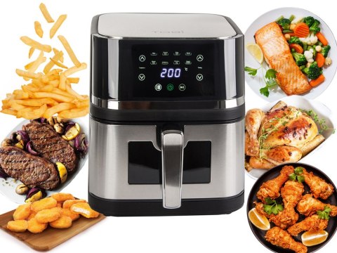 Frytkownica beztłuszczowa frytownica AIr fryer duża do pieczenia 2400W 10l