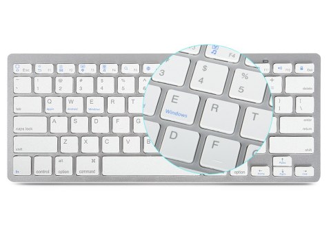 Nowoczesna klawiatura bezprzewodowa do laptopów i tabletów