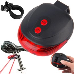 Lampa rowerowa z laserem - zapewnij sobie większe bezpieczeństwo na drodze!