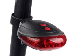 Lampa rowerowa z laserem - zapewnij sobie większe bezpieczeństwo na drodze!