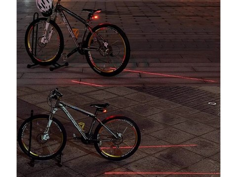 Lampa rowerowa z laserem - zapewnij sobie większe bezpieczeństwo na drodze!
