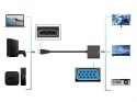 Nowoczesny adapter HDMI do VGA - szeroka kompatybilność i łatwość obsługi
