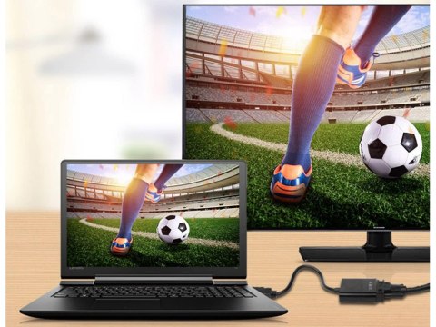 Nowoczesny adapter HDMI do VGA - szeroka kompatybilność i łatwość obsługi