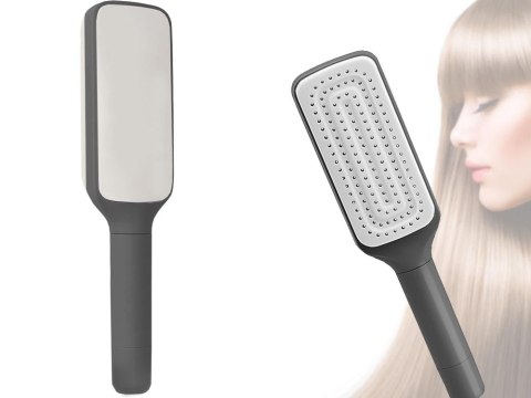 Szczotka do włosów z automatycznym czyszczeniem i ergonomicznym kształtem
