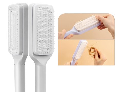 Szczotka do włosów z funkcją samoczyszczenia | Oil & Repair Brush | Samoczyszcząca Szczotka Antystatyczna do Włosów | Osiągnij e
