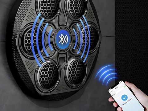 Tarcza bokserska trener boxu mma muzyka USB bluetooth + rękawice bokserskie